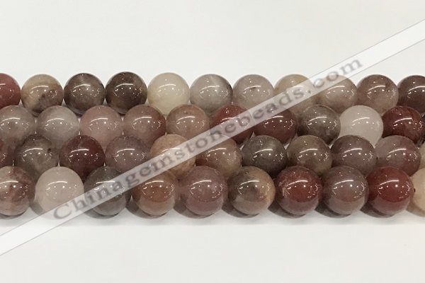 CBQ732 15.5 inches 12mm round strawberry quartz beads wholesale