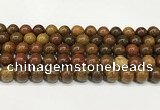 CBQ738 15.5 inches 10mm round red moss agate beads wholesale