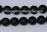 CBS04 15.5 inches 10mm round black stone beads wholesale