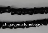 CBS210 15.5 inches 8*12mm bone blackstone beads wholesale