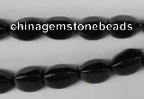 CBS212 15.5 inches 9*12mm trihedron blackstone beads wholesale