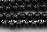 CBS500 15.5 inches 6mm round A grade black spinel beads