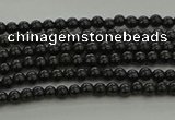 CBS538 15.5 inches 2mm round black spinel beads wholesale