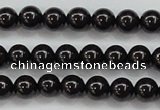 CBS551 15.5 inches 6mm round AA grade black spinel beads