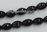 CBT05 16 inches 8*12mm rice natural biotite beads wholesale