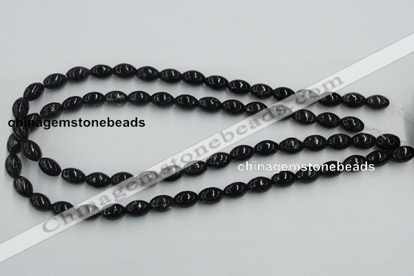 CBT05 16 inches 8*12mm rice natural biotite beads wholesale