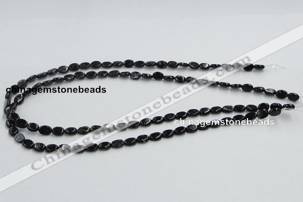 CBT08 16 inches 6*8mm oval natural biotite beads wholesale