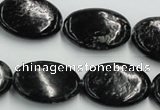 CBT10 16 inches 18*25mm oval natural biotite beads wholesale