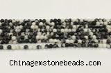 CBW170 15.5 inches 4mm round black & white jasper gemstone beads wholesale