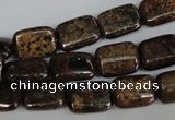 CBZ235 15.5 inches 10*14mm rectangle bronzite gemstone beads