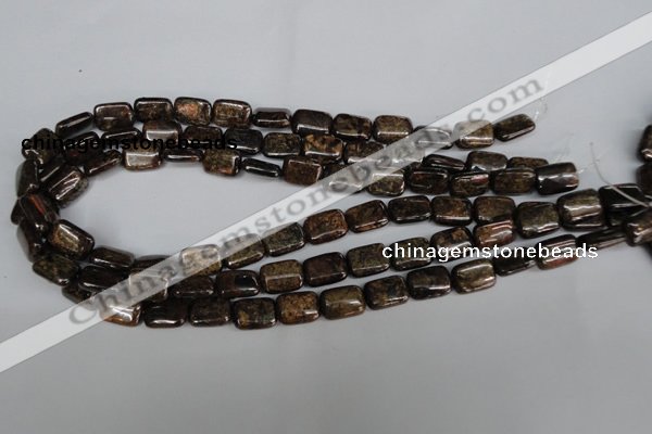 CBZ235 15.5 inches 10*14mm rectangle bronzite gemstone beads