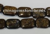 CBZ236 15.5 inches 12*16mm rectangle bronzite gemstone beads