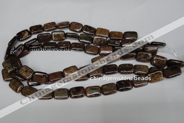 CBZ237 15.5 inches 13*18mm rectangle bronzite gemstone beads