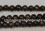 CBZ252 15.5 inches 3mm round bronzite gemstone beads wholesale