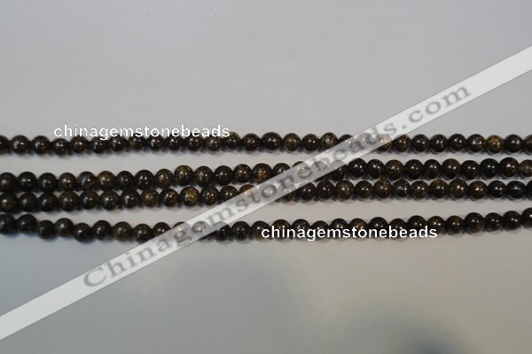 CBZ252 15.5 inches 3mm round bronzite gemstone beads wholesale