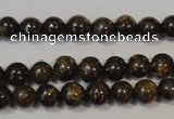 CBZ253 15.5 inches 4mm round bronzite gemstone beads wholesale