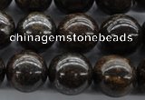 CBZ300 15.5 inches 16mm round bronzite gemstone beads wholesale