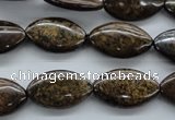 CBZ305 15.5 inches 12*20mm marquise bronzite gemstone beads wholesale