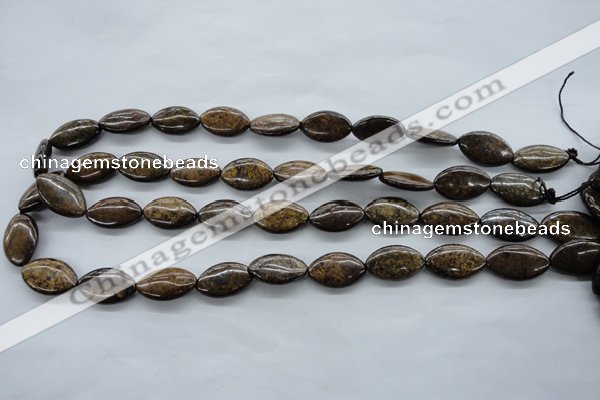 CBZ305 15.5 inches 12*20mm marquise bronzite gemstone beads wholesale