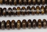 CBZ401 15.5 inches 6*10mm rondelle bronzite gemstone beads