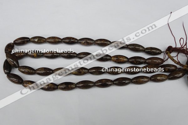 CBZ406 15.5 inches 10*20mm rice bronzite gemstone beads