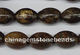 CBZ408 15.5 inches 12*16mm rice bronzite gemstone beads