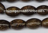 CBZ410 15.5 inches 15*20mm rice bronzite gemstone beads