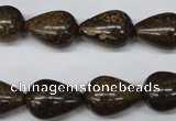 CBZ414 15.5 inches 13*18mm teardrop bronzite gemstone beads
