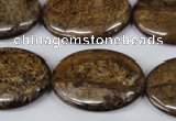 CBZ422 15.5 inches 22*30mm oval bronzite gemstone beads