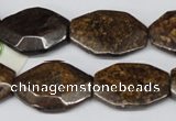 CBZ441 15.5 inches 20*25mm octagonal bronzite gemstone beads