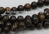 CBZ50 15.5 inches 8mm round bronzite gemstone beads wholesale