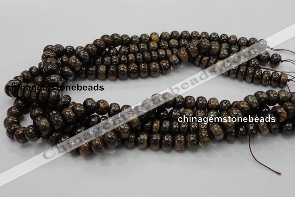 CBZ54 15.5 inches 7*10mm rondelle bronzite gemstone beads wholesale