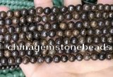 CBZ619 15.5 inches 6mm round bronzite beads wholesale