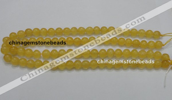 CCA05 15.5 inches 10mm round yellow calcite gemstone beads wholesale