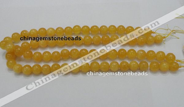 CCA06 15.5 inches 12mm round yellow calcite gemstone beads wholesale