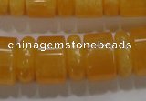 CCA20 15.5 inches 6*18mm & 12*18mm rondelle calcite gemstone beads