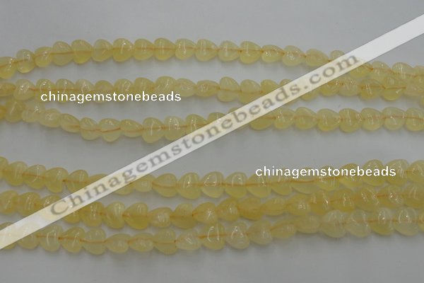 CCA22 15.5 inches 8*8mm heart calcite gemstone beads wholesale