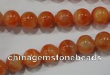 CCA303 15.5 inches 10mm round orange calcite gemstone beads wholesale