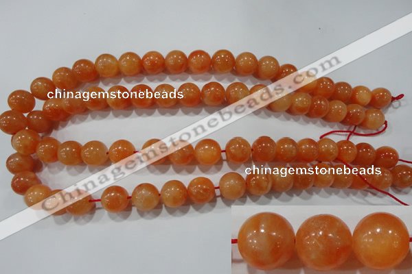 CCA304 15.5 inches 12mm round orange calcite gemstone beads wholesale