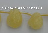 CCA33 Top-drilled 12*16mm nuggets calcite gemstone beads wholesale