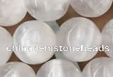 CCA364 15.5 inches 12mm round white calcite gemstone beads