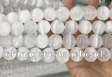 CCA384 15.5 inches 18mm round white calcite gemstone beads