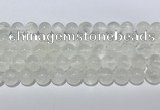 CCA512 15.5 inches 10mm round white calcite gemstone beads