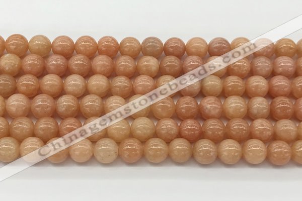 CCA515 15.5 inches 8mm round peach calcite gemstone beads