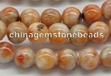 CCA52 15.5 inches 10mm round orange calcite gemstone beads wholesale