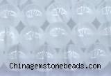 CCA540 15 inches 6mm round white calcite beads