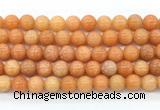 CCA572 15 inches 10mm round peach calcite gemstone beads