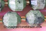 CCB1007 15 inches 9*10mm faceted diopside quartz beads