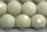 CCB1212 15 inches 10mm faceted round ivory jasper beads