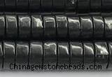 CCB1220 15 inches 3*8mm heishi shungite gemstone beads
